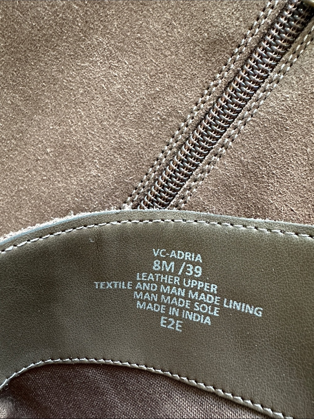 Vince Camuto Adria Ankle Link Knee High Toasted Taupe Riding Boots New! - Picture 12 of 12